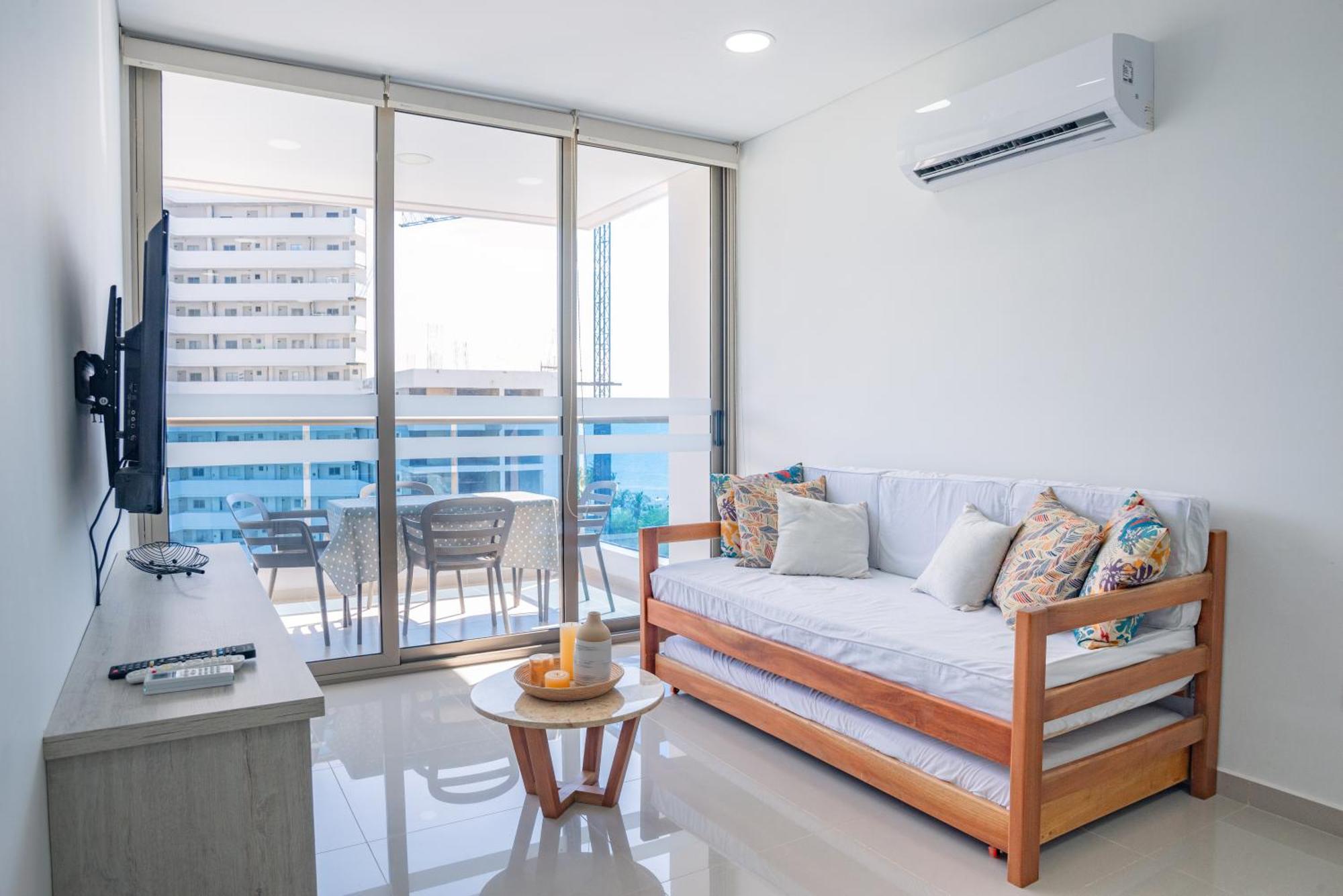 Amoblado En Samaria, Primera Línea De Playa! Apartamento Santa Marta (Magdalena)